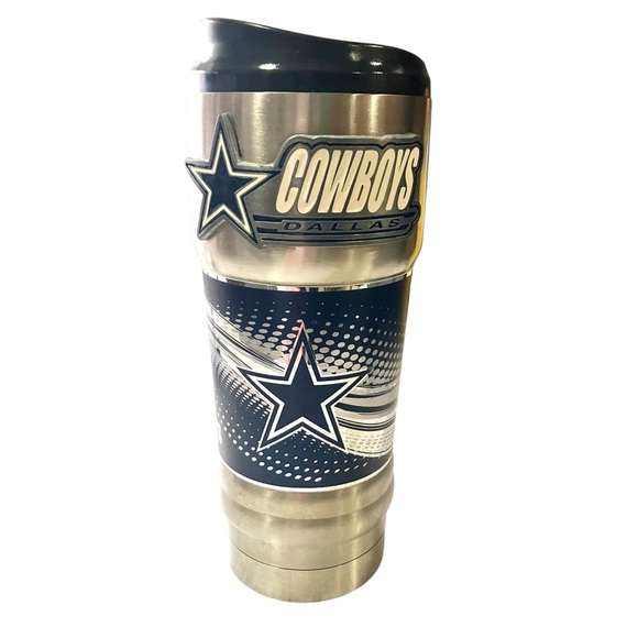 Dallas Cowboys The MVP 18oz. Tumbler Travel Cup For Hot Or Cold Drinks - Picture 1 of 7